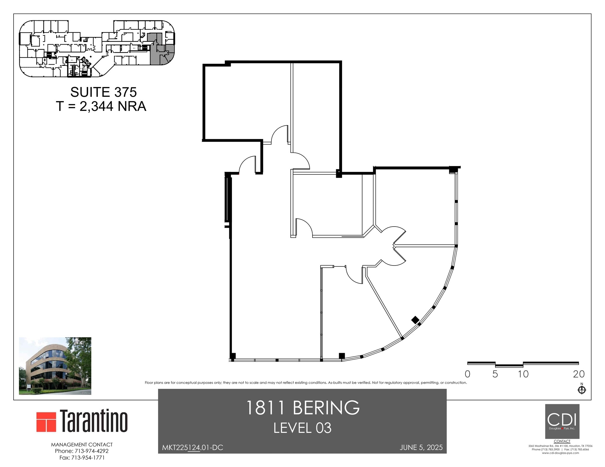 1811 Bering Dr, Houston, TX to rent Site Plan- Image 1 of 1