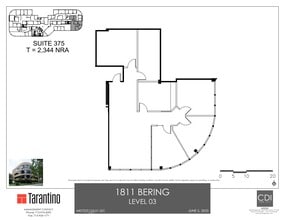 1811 Bering Dr, Houston, TX to rent Site Plan- Image 1 of 1