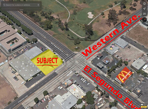 12801 S Western Ave, Gardena, CA - aerial  map view - Image1