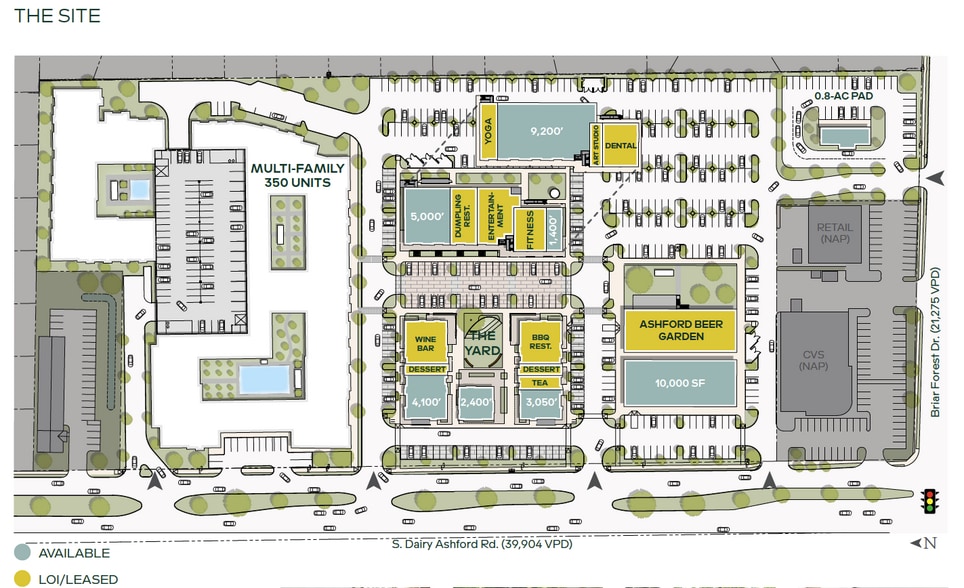 NEC Briar Forest, Houston, TX to rent - Site Plan - Image 2 of 9