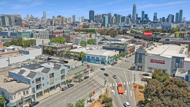 1112 Bryant St, San Francisco, CA - AERIAL  map view