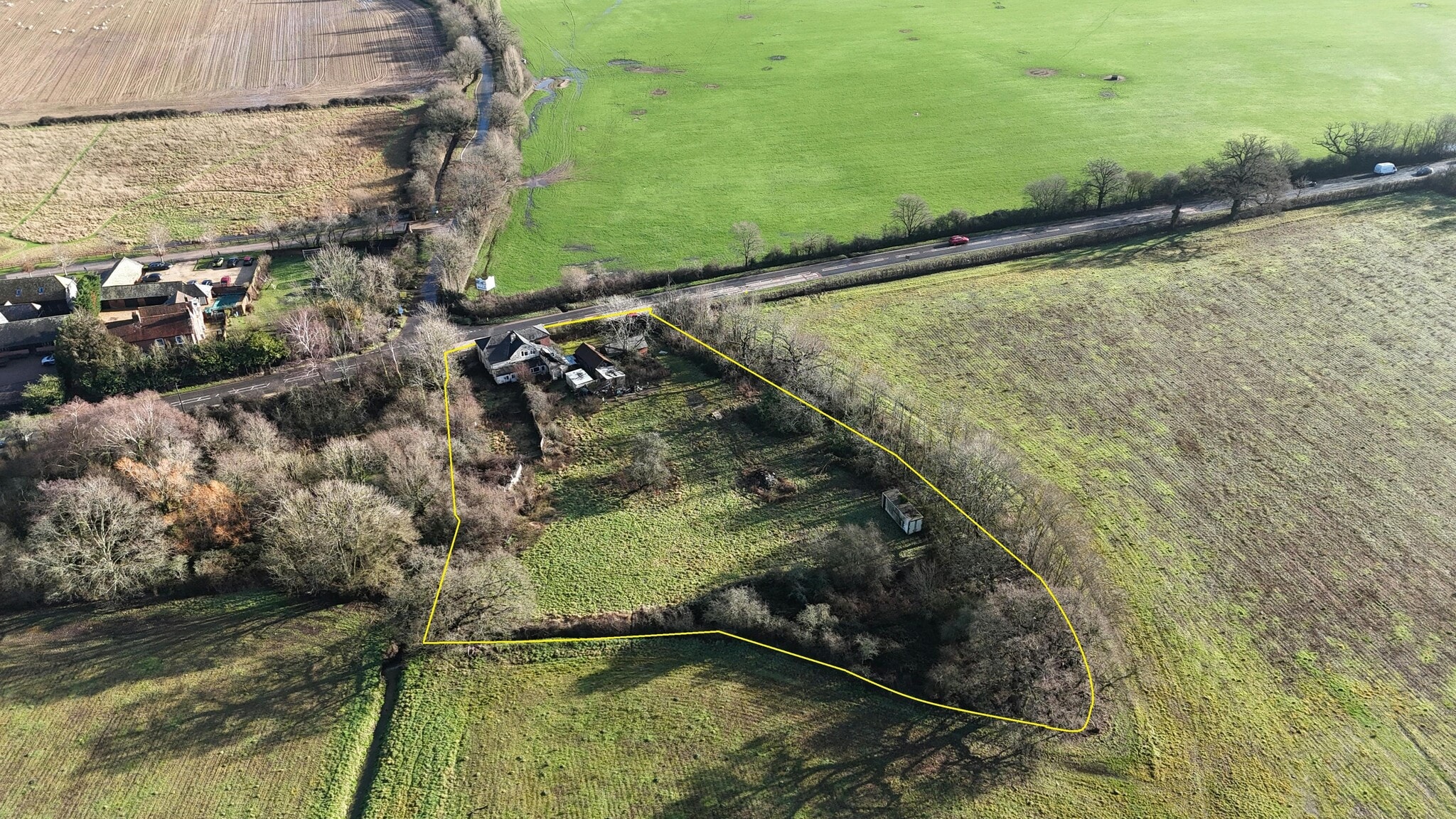 Land in Southampton Rd, Romsey to rent Aerial- Image 1 of 9