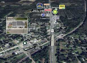 14626-14630 Waldo Rd, Waldo, FL - aerial  map view