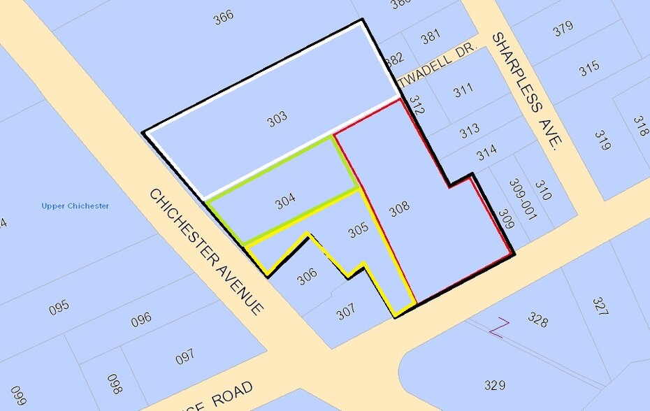 2627 Chichester Ave, Boothwyn, PA for sale - Site Plan - Image 1 of 1