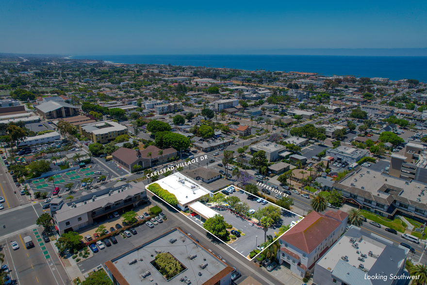 840 Carlsbad Village Dr, Carlsbad, CA for rent - Aerial - Image 3 of 4