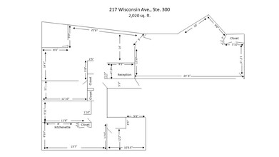 217 Wisconsin Ave, Waukesha, WI for rent Floor Plan- Image 1 of 1