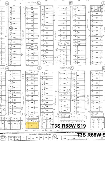 4923 W 38th Ave, Denver, CO for rent - Plat Map - Image 2 of 24