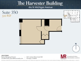 180 N Michigan Ave, Chicago, IL to rent Floor Plan- Image 1 of 4