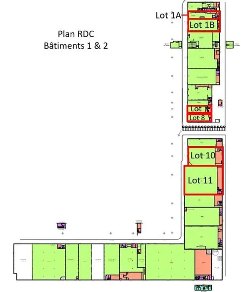 Retail in Corbeil-Essonnes to rent - Site Plan - Image 2 of 5