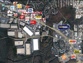 560 Thornton Rd, Lithia Springs, GA - AERIAL  map view