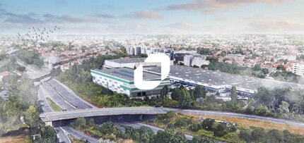 Rosny-sous-Bois - Aerial  map view