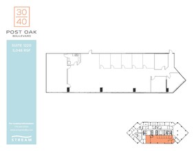 3040 Post Oak Blvd, Houston, TX for sale Floor Plan- Image 1 of 2