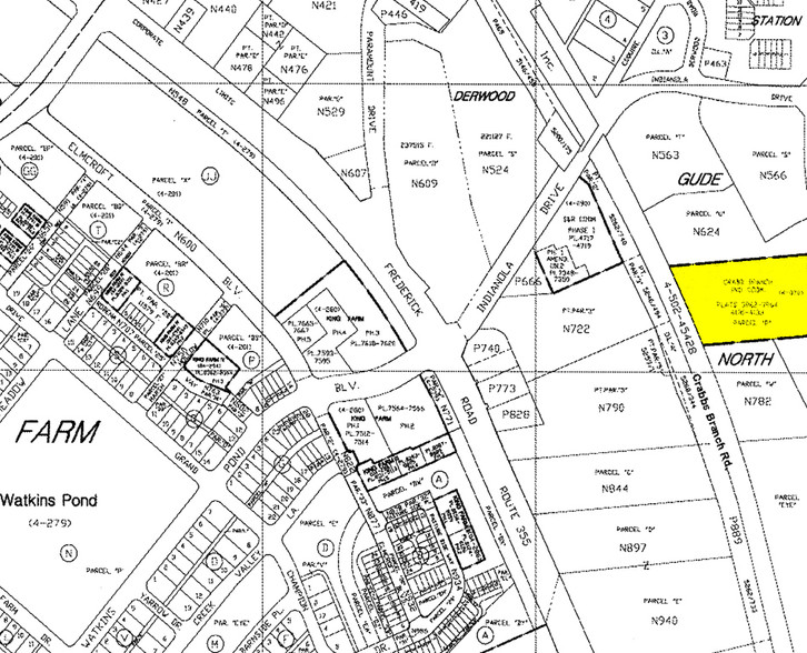 15720-15754 Crabbs Branch Way, Rockville, MD for sale - Plat Map - Image 3 of 38