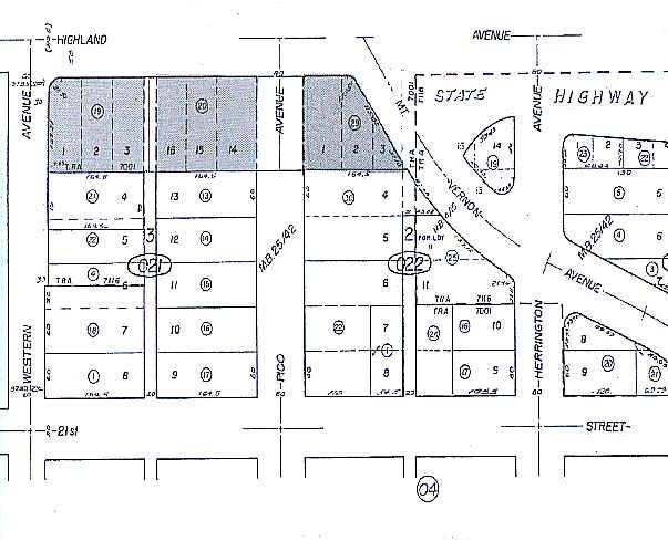 1455 W Highland Ave, San Bernardino, CA for rent - Plat Map - Image 2 of 4