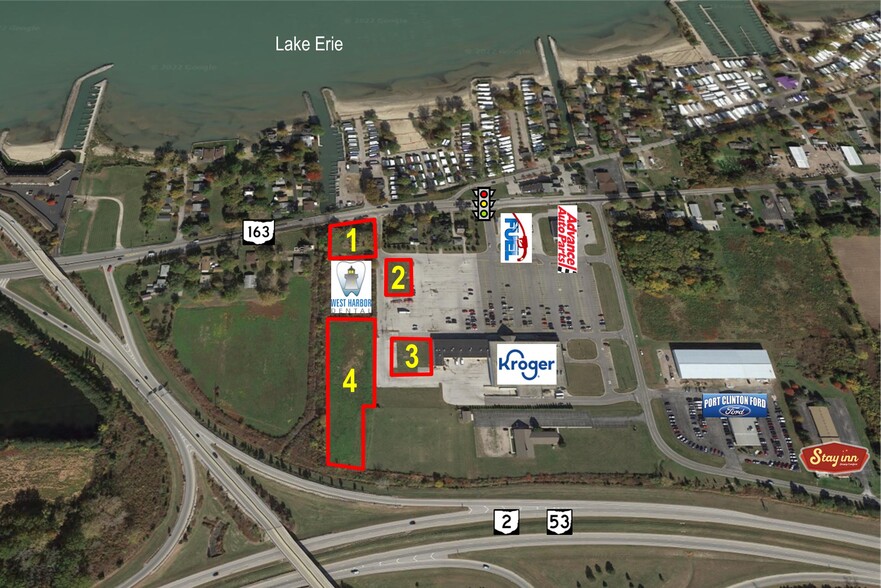 State Route 163, Port Clinton, OH for rent - Aerial - Image 1 of 9