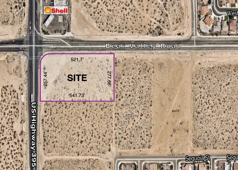 US Highway 395 & Bear Valley Rd, Victorville, CA for sale - Aerial - Image 2 of 2