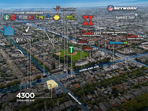 4302 Overland Ave, Culver City, CA - aerial  map view - Image1