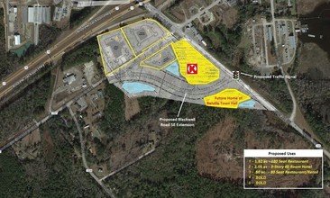 10300 Blackwell Rd, Belville, NC - aerial  map view