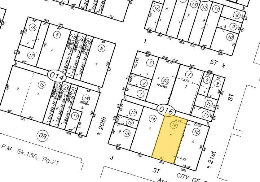 2015 J St, Sacramento, CA for rent - Plat Map - Image 2 of 19