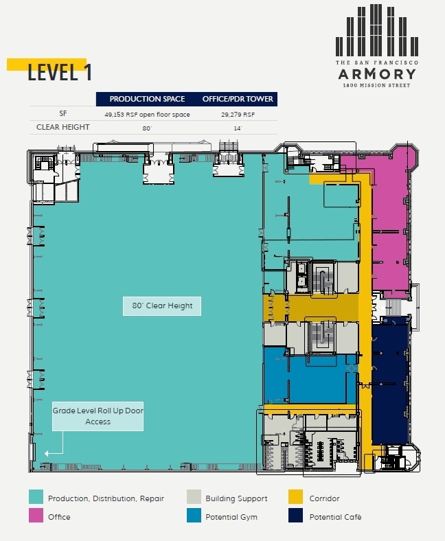 1800 Mission St, San Francisco, CA to rent Floor Plan- Image 1 of 1