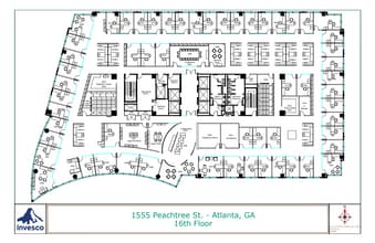 1555 Peachtree St, Atlanta, GA to rent Floor Plan- Image 1 of 1