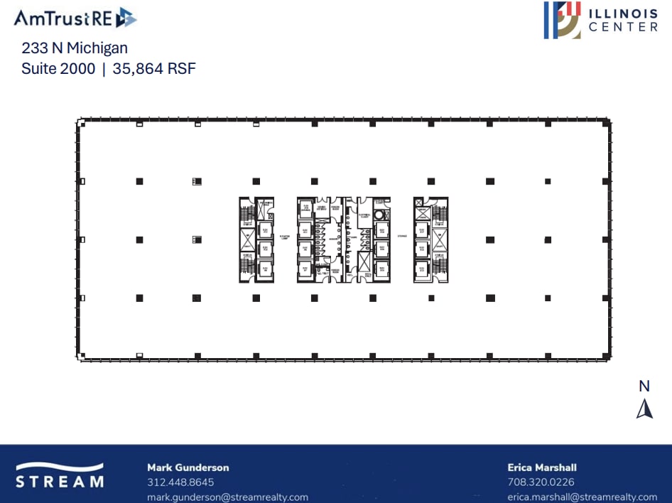 233 N Michigan Ave, Chicago, IL to rent Floor Plan- Image 1 of 1
