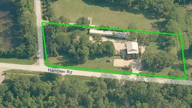 701 Hamblen Rd, Humble, TX - aerial  map view