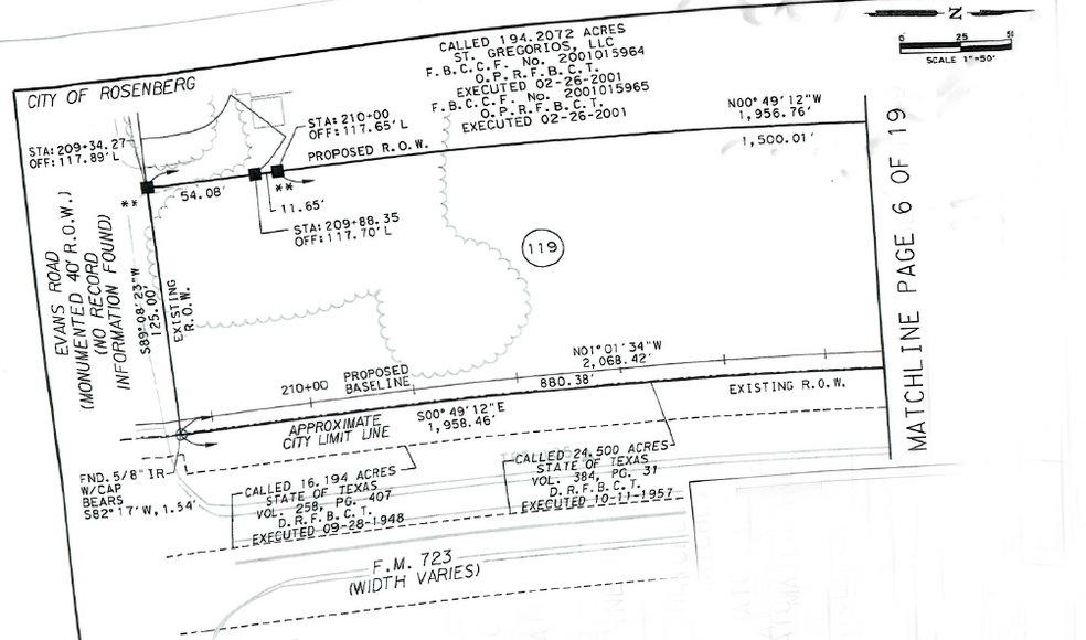 FM 723 And Evans Rd, Rosenberg, TX for sale - Primary Photo - Image 2 of 2