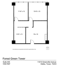 11910 Greenville Ave, Dallas, TX for rent Floor Plan- Image 1 of 1