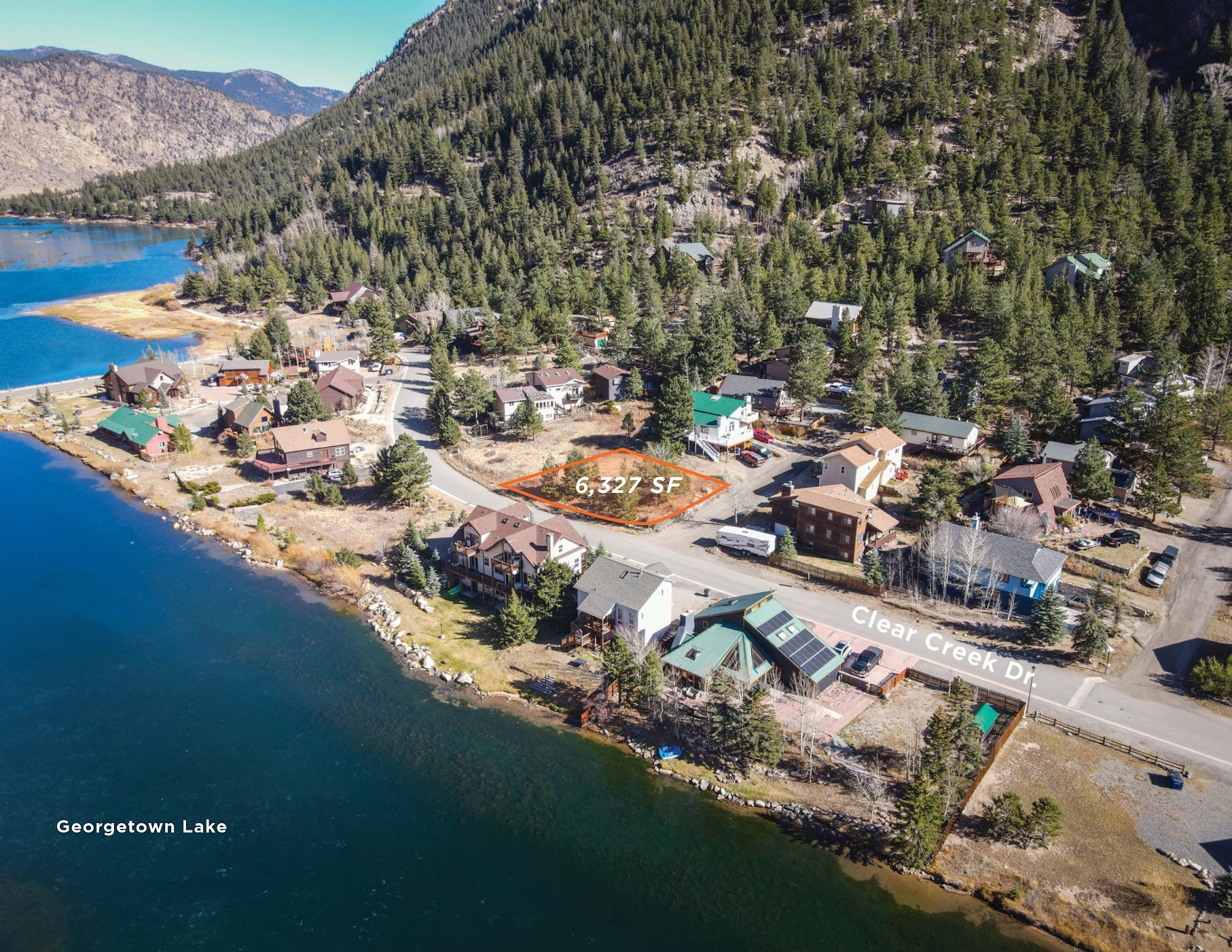 Clear Creek Drive, Georgetown, CO for sale Aerial- Image 1 of 9