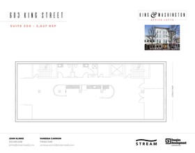 603-607 King St, Alexandria, VA for rent Floor Plan- Image 1 of 1