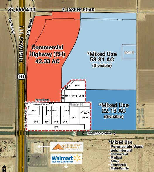 Located along easterly end of future Samuel Blvd, Calexico, CA for sale - Building Photo - Image 1 of 1