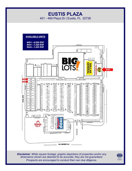 401-501 Plaza Dr, Eustis, FL for rent - Site Plan - Image 1 of 10