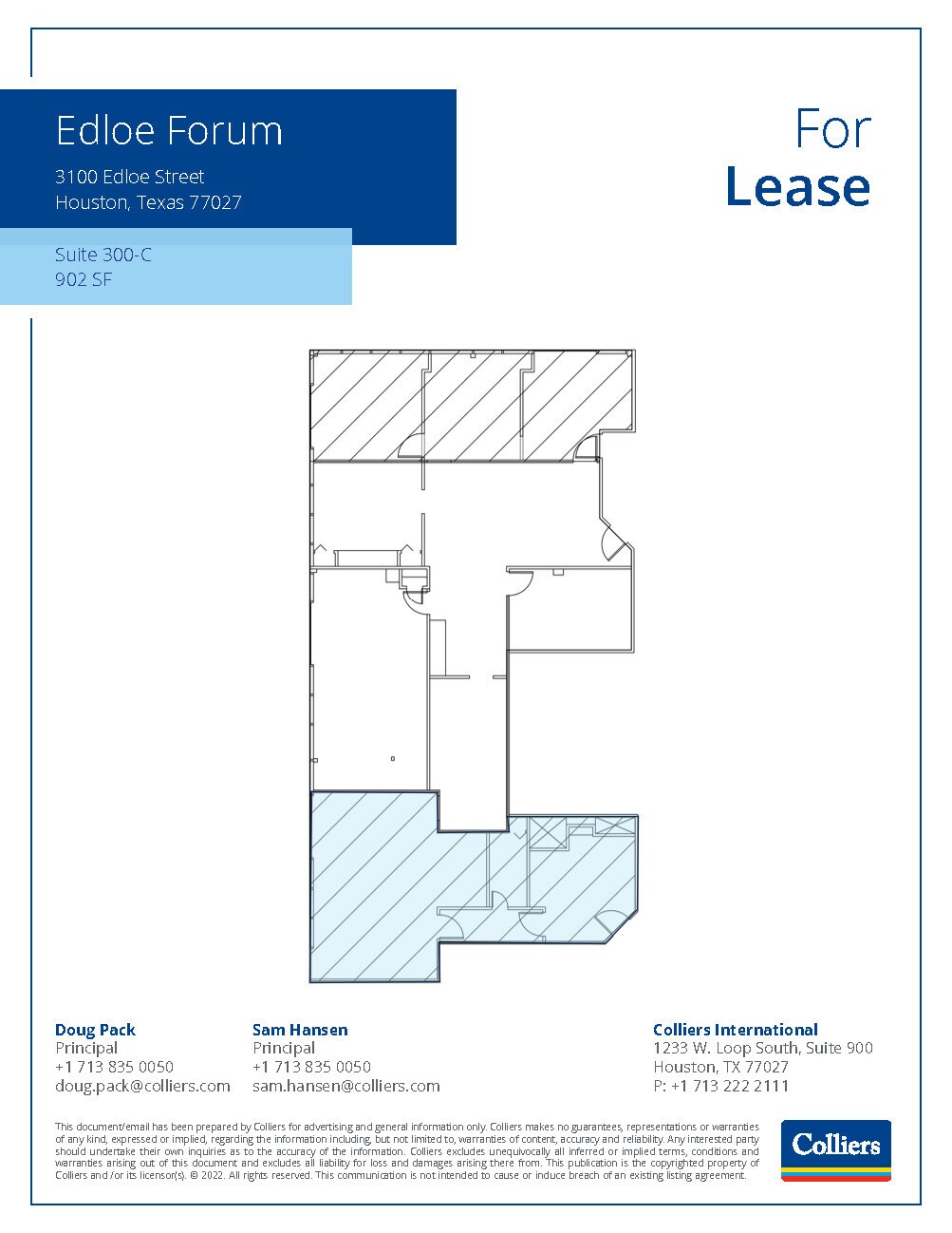 3100 Edloe St, Houston, TX to rent Floor Plan- Image 1 of 1