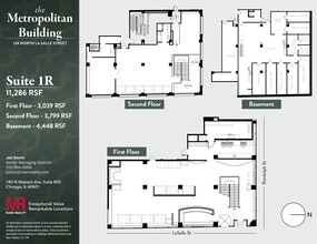 134 N LaSalle St, Chicago, IL to rent Floor Plan- Image 1 of 12