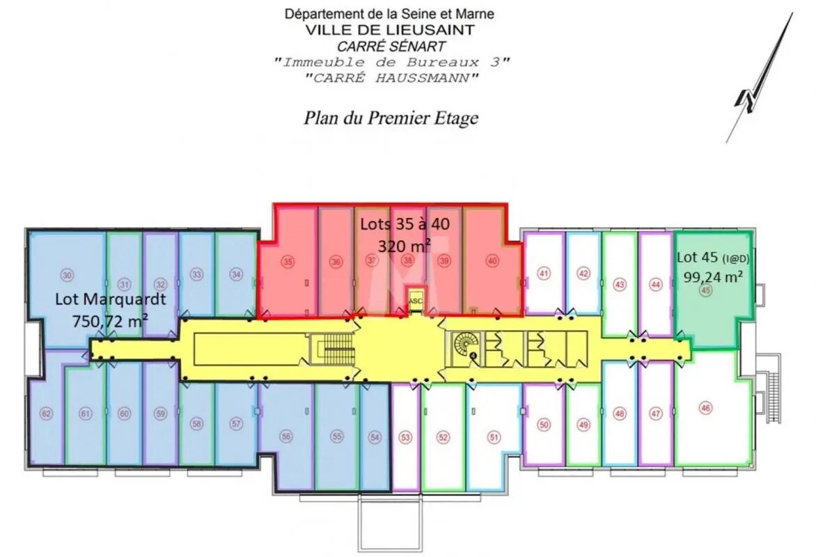 Office in Lieusaint for sale Floor Plan- Image 1 of 2