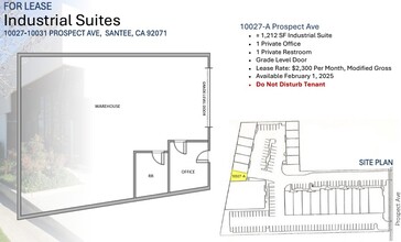 10027 Prospect Ave, Santee, CA for rent Floor Plan- Image 1 of 1