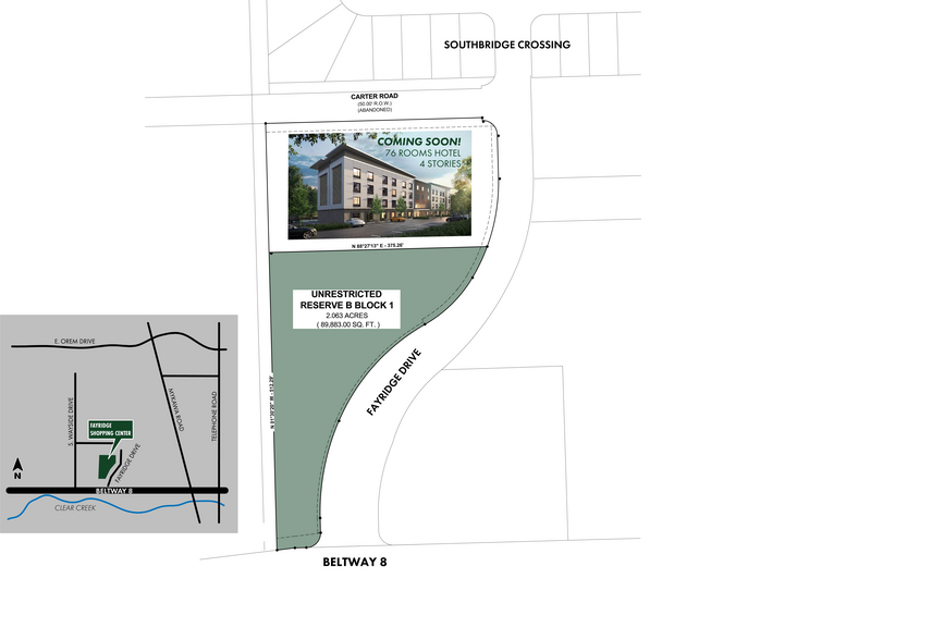 Fayridge Drive at Sam Houston Tollway South, Houston, TX for rent - Site Plan - Image 2 of 3