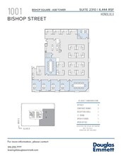 1001 Bishop St, Honolulu, HI for rent Floor Plan- Image 1 of 1