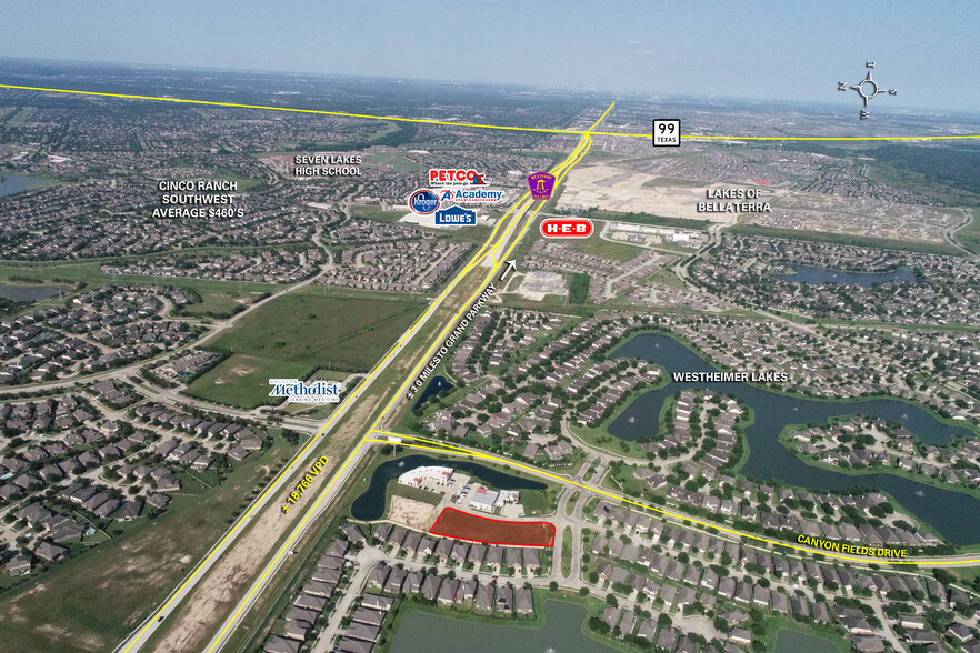 0 Lake Fair Dr, Richmond, TX for sale - Aerial - Image 2 of 3