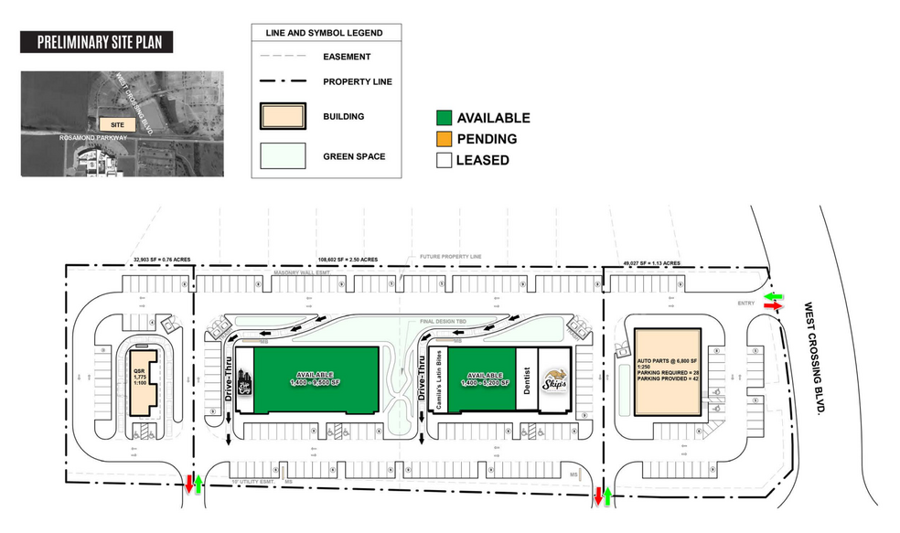 NWC of West Crossing & Rosamond Pkwy blvd, Anna, TX for rent - Building Photo - Image 3 of 6