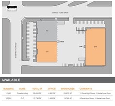 2340 Enrico Fermi Dr, San Diego, CA for rent Site Plan- Image 2 of 2