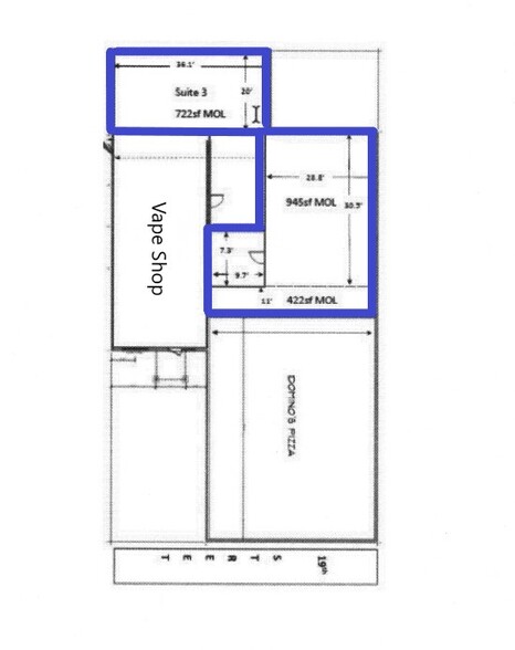 819 SW 19th St, Oklahoma City, OK for rent - Floor Plan - Image 2 of 5