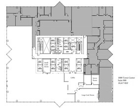 1000-4000 Town Center, Southfield, MI for rent Floor Plan- Image 2 of 2