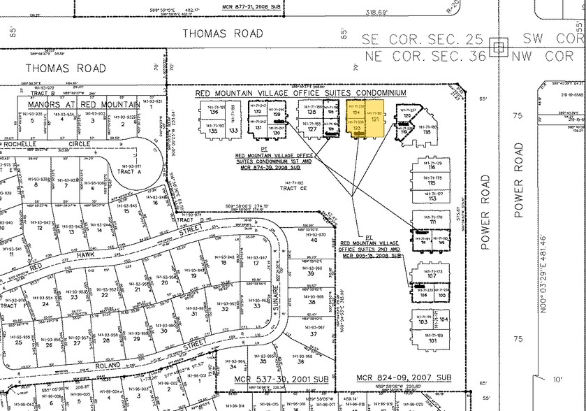 3514 N Power Rd, Mesa, AZ for rent - Plat Map - Image 2 of 20