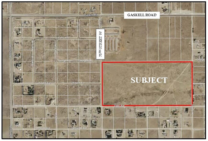 Elder St, Rosamond, CA for sale - Aerial - Image 1 of 3