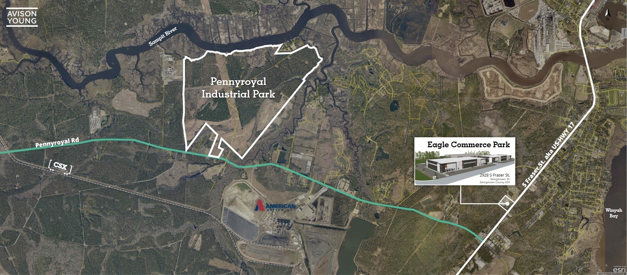 3128 Pennyroyal Rd, Georgetown, SC for sale Aerial- Image 1 of 1