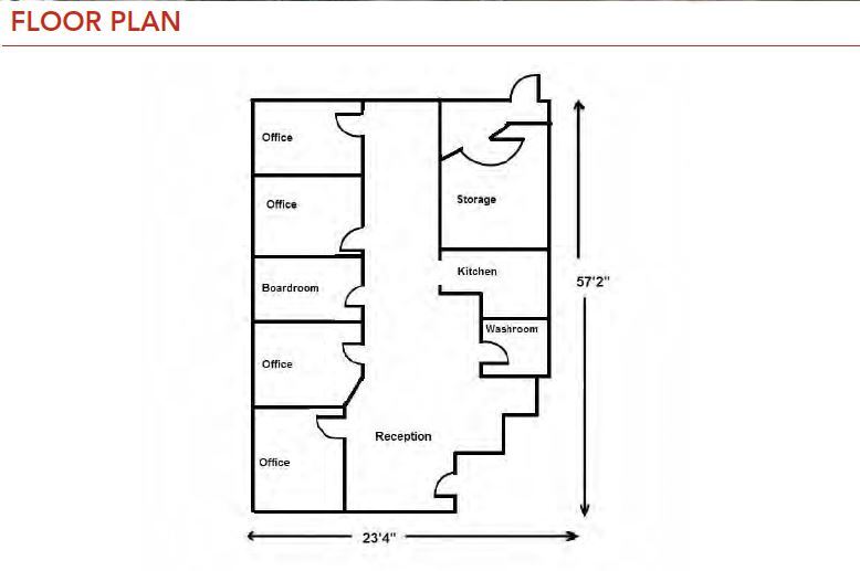 7327 Roper Rd NW, Edmonton, AB to rent Floor Plan- Image 1 of 2