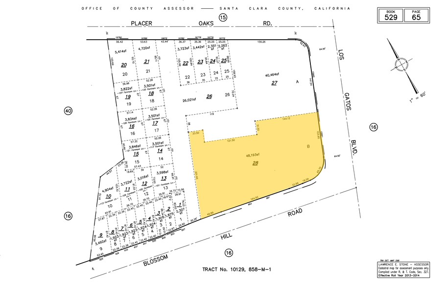 663 Blossom Hill Rd, Los Gatos, CA for sale - Plat Map - Image 1 of 1