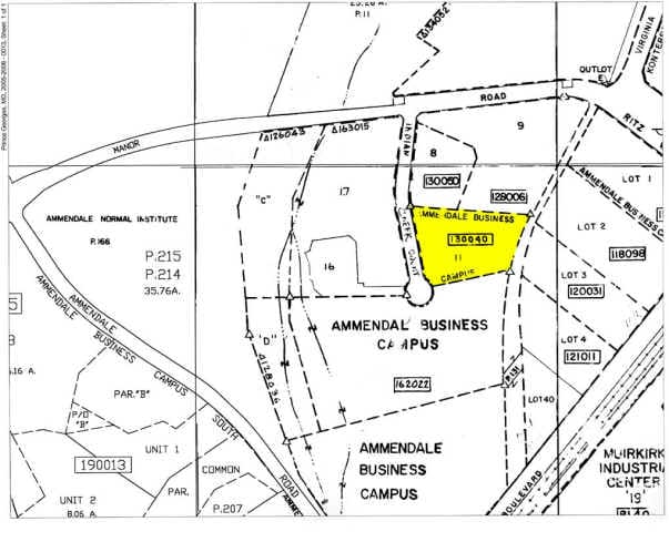 12101-12119 Indian Creek Ct, Beltsville, MD for rent - Plat Map - Image 2 of 4